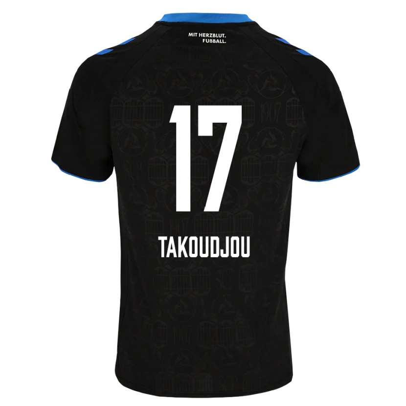 Danxen Kid Alan Takoudjou Somolinos #17 Black White Red Home Jersey 2026/27 T-Shirt