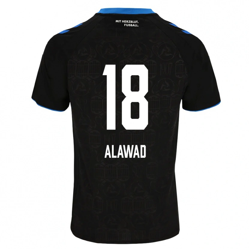 Danxen Kid Ali Alawad #18 Black White Red Home Jersey 2026/27 T-Shirt