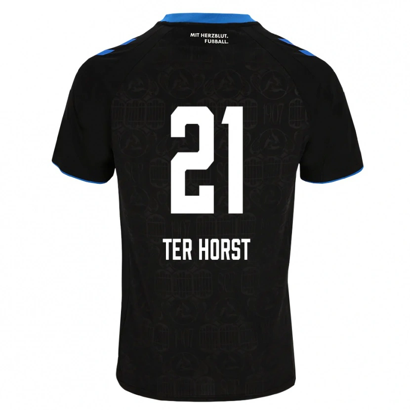 Danxen Kid Jano Ter Horst #21 Black White Red Home Jersey 2026/27 T-Shirt