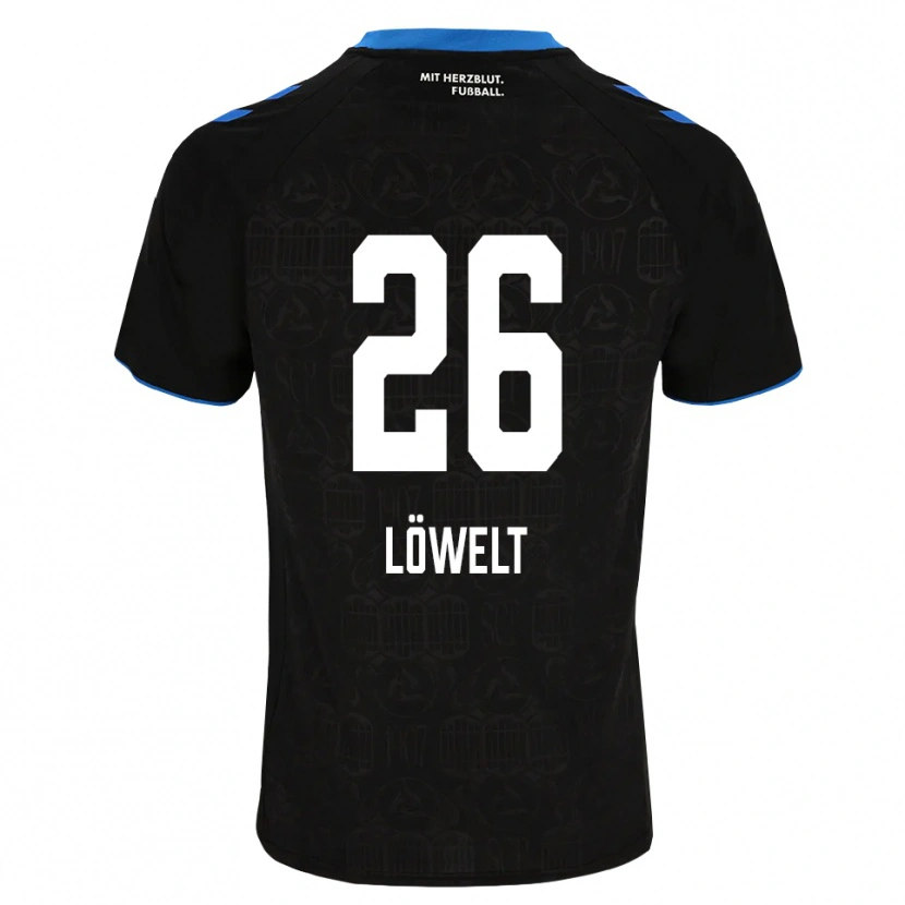 Danxen Kid Luca Löwelt #26 Black White Red Home Jersey 2026/27 T-Shirt