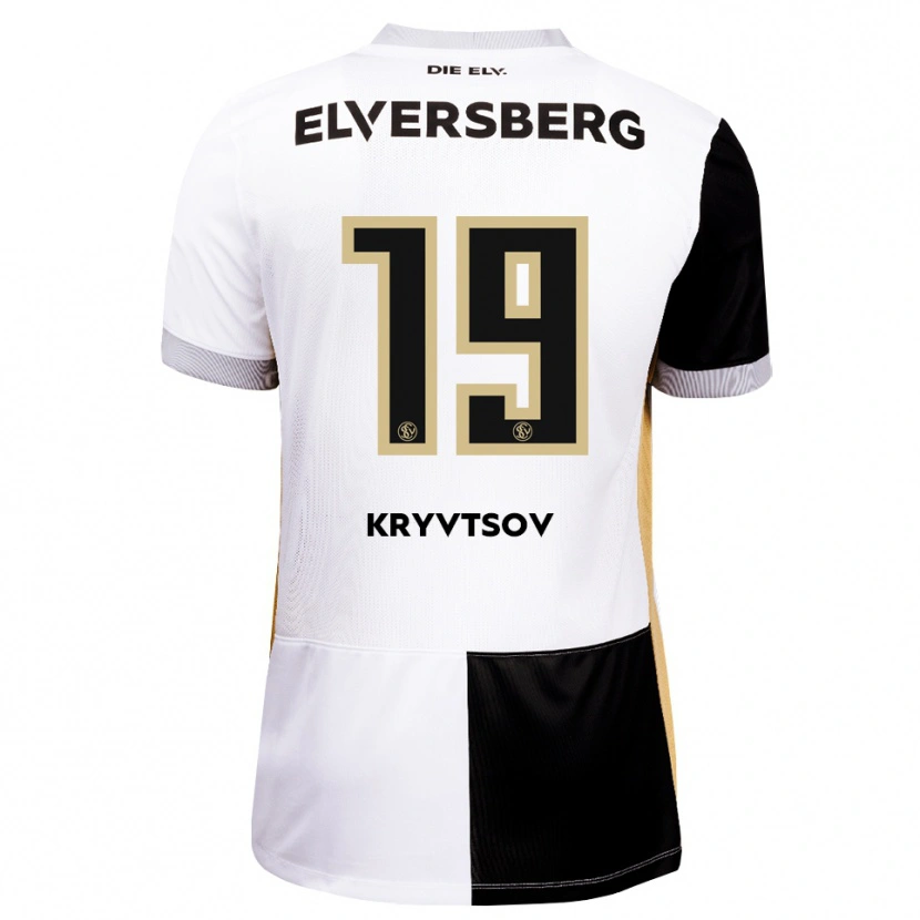 Danxen Kid Nikita Kryvtsov #19 Black White Brown Home Jersey 2026/27 T-Shirt