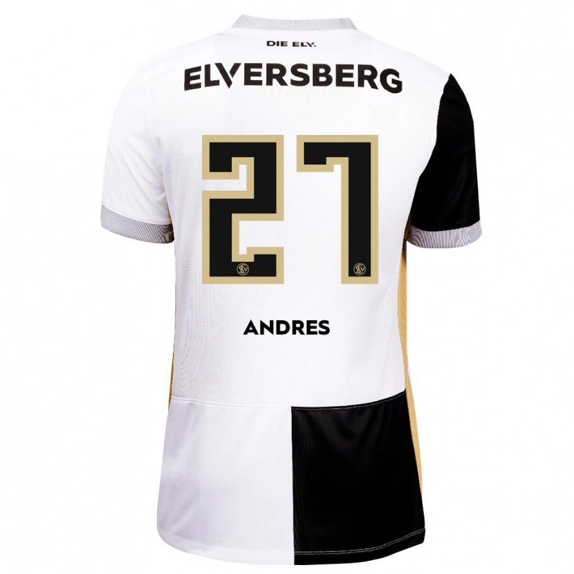 Danxen Kid Alissa Andres #27 Black White Brown Home Jersey 2026/27 T-Shirt
