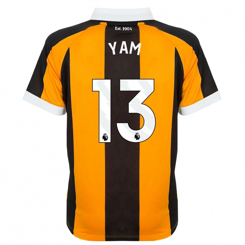 Danxen Kid Callum Yam #13 Orange Black White Home Jersey 2026/27 T-Shirt