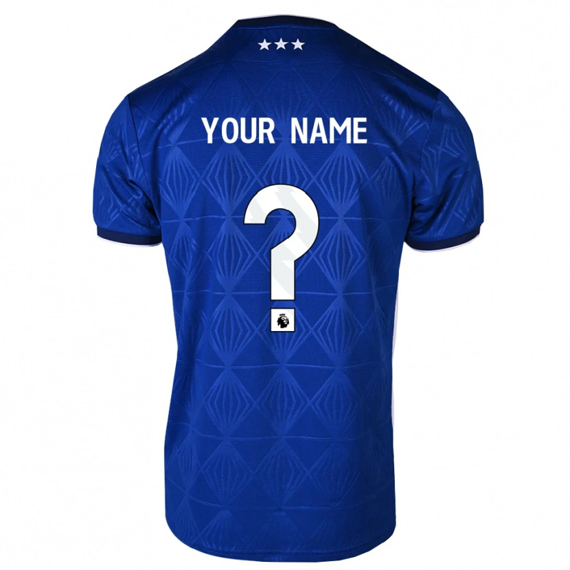 Danxen Kid Your Name #0 Mediumblue White Red Home Jersey 2026/27 T-Shirt