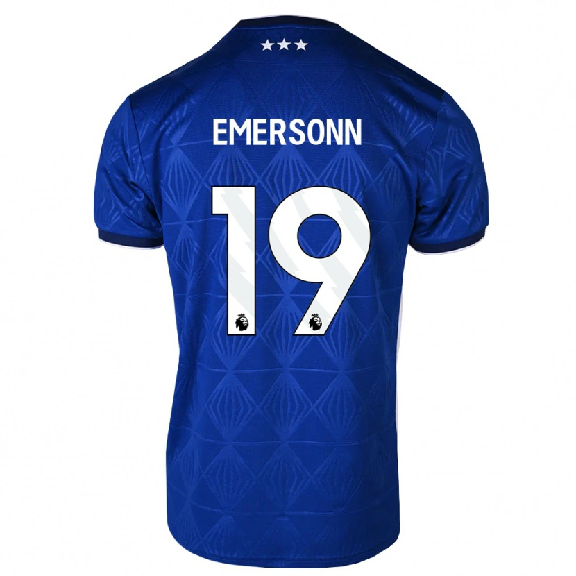 Danxen Kid Emersonn Correia Da Silva #19 Mediumblue White Red Home Jersey 2026/27 T-Shirt