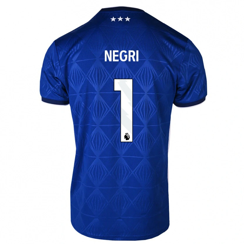 Danxen Kid Natalia Negri #1 Mediumblue White Red Home Jersey 2026/27 T-Shirt