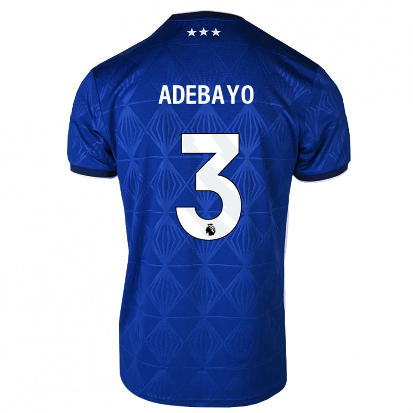Danxen Kid Praise Adebayo #3 Mediumblue White Red Home Jersey 2026/27 T-Shirt