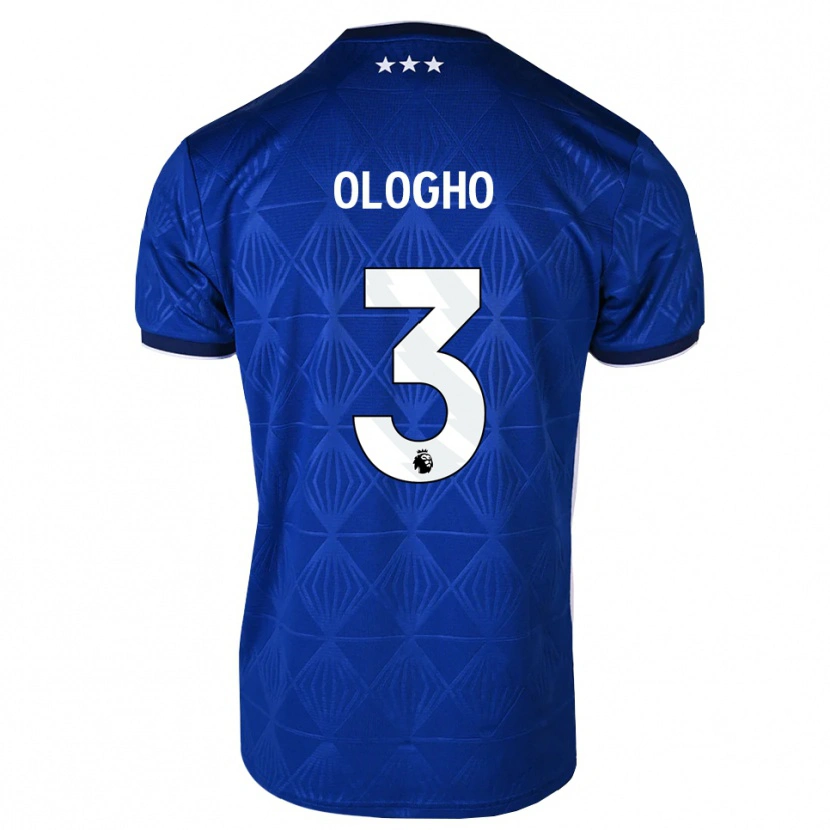 Danxen Kid Daniel Ologho #3 Mediumblue White Red Home Jersey 2026/27 T-Shirt