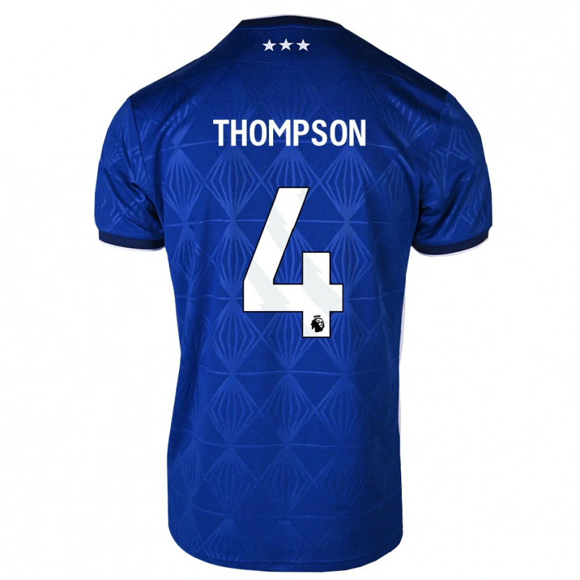 Danxen Kid Zak Thompson #4 Mediumblue White Red Home Jersey 2026/27 T-Shirt