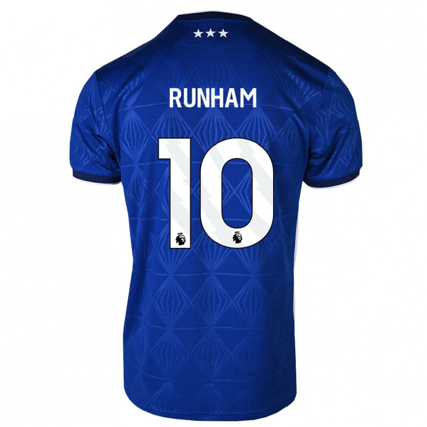 Danxen Kid Frankie Runham #10 Mediumblue White Red Home Jersey 2026/27 T-Shirt