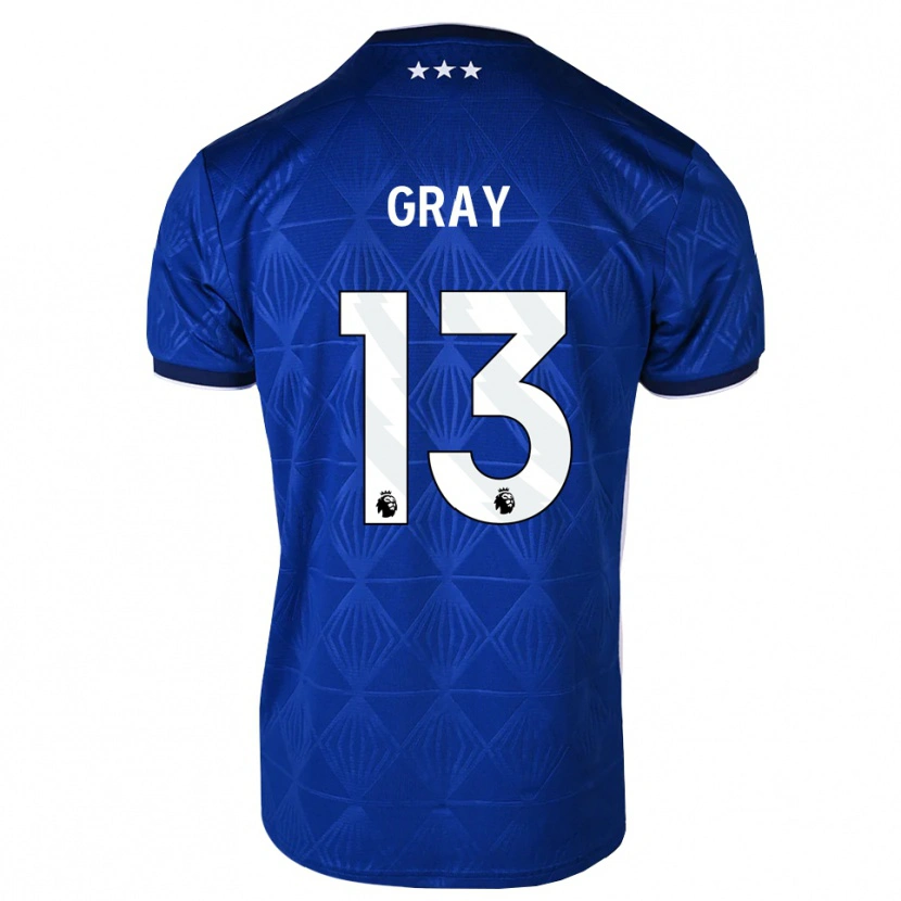 Danxen Kid Henry Gray #13 Mediumblue White Red Home Jersey 2026/27 T-Shirt