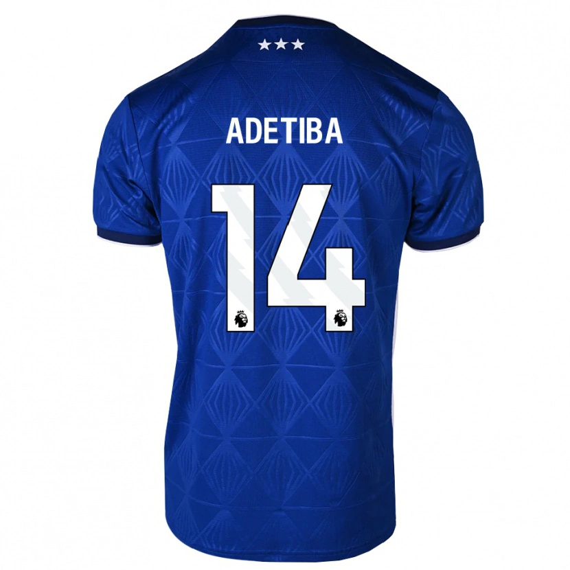 Danxen Kid Jayden Adetiba #14 Mediumblue White Red Home Jersey 2026/27 T-Shirt
