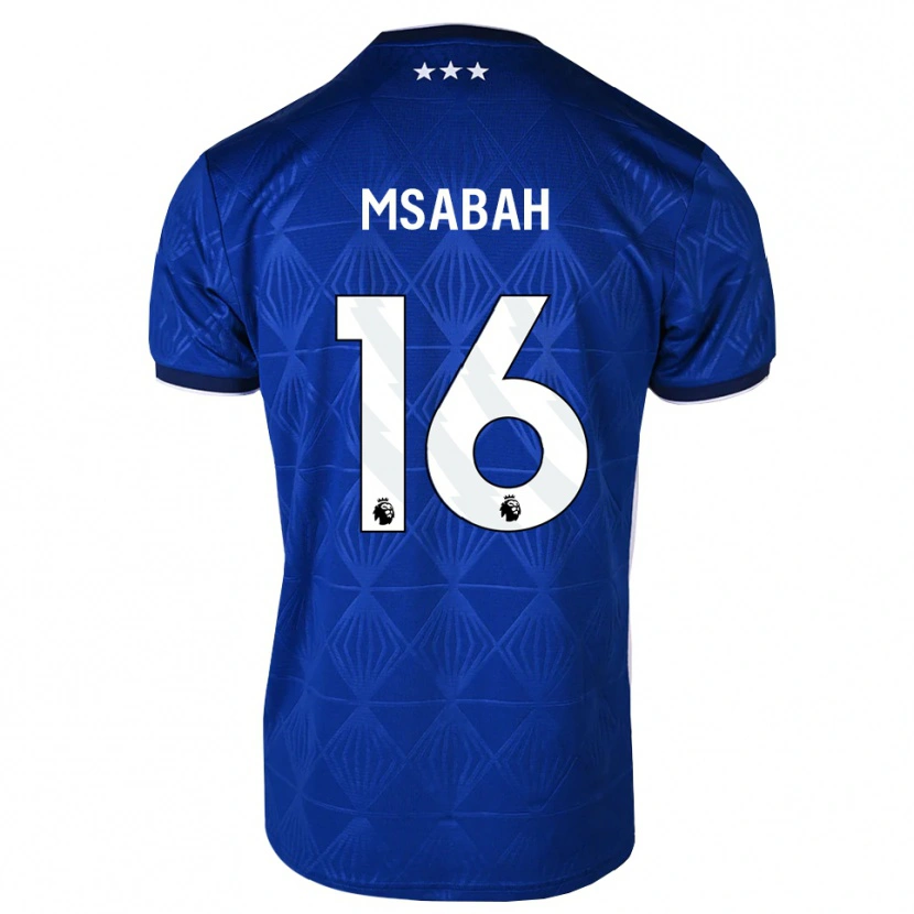 Danxen Kid Ibrahim Msabah #16 Mediumblue White Red Home Jersey 2026/27 T-Shirt