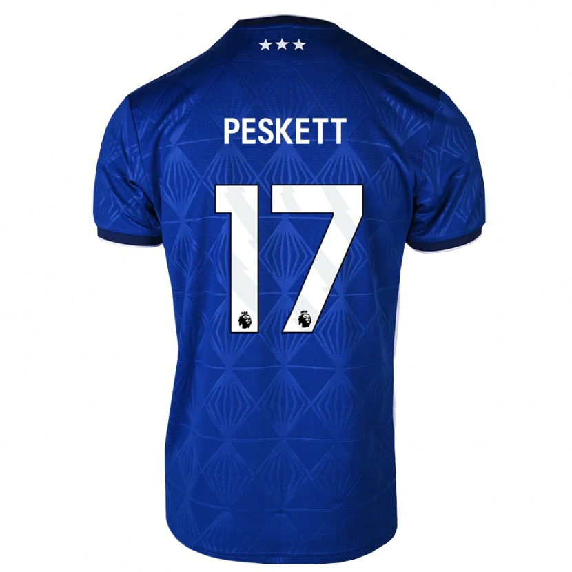 Danxen Kid Sophie Peskett #17 Mediumblue White Red Home Jersey 2026/27 T-Shirt
