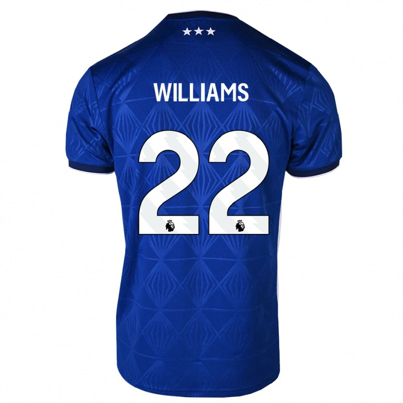 Danxen Kid Evie Williams #22 Mediumblue White Red Home Jersey 2026/27 T-Shirt