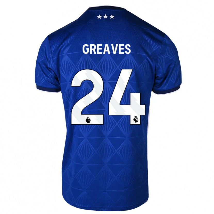 Danxen Kid Jacob Greaves #24 Mediumblue White Red Home Jersey 2026/27 T-Shirt