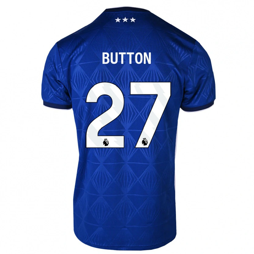 Danxen Kid David Button #27 Mediumblue White Red Home Jersey 2026/27 T-Shirt