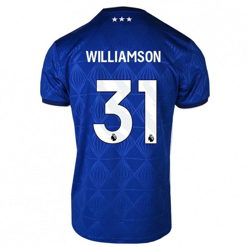 Danxen Kid Woody Williamson #31 Mediumblue White Red Home Jersey 2026/27 T-Shirt