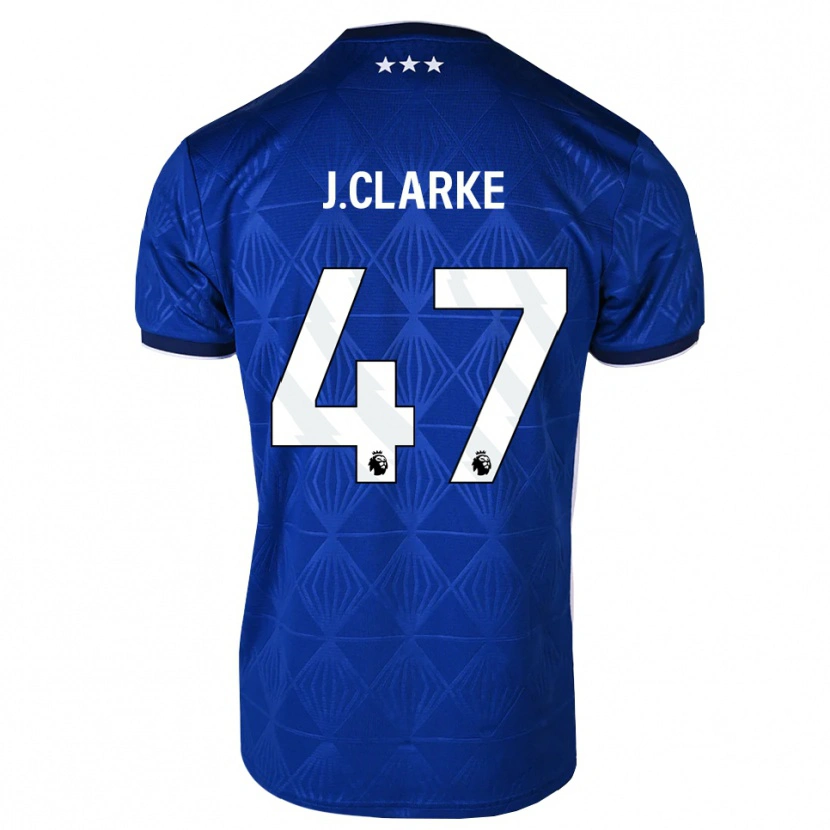 Danxen Kid Jack Clarke #47 Mediumblue White Red Home Jersey 2026/27 T-Shirt