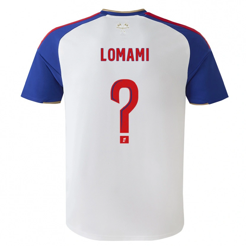 Danxen Kid Irvyn Lomami #0 Royalblue Red White Home Jersey 2026/27 T-Shirt