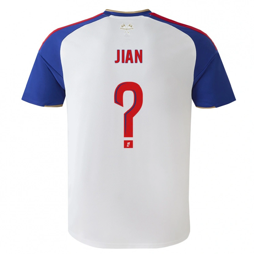 Danxen Kid Tao Jian #0 Royalblue Red White Home Jersey 2026/27 T-Shirt