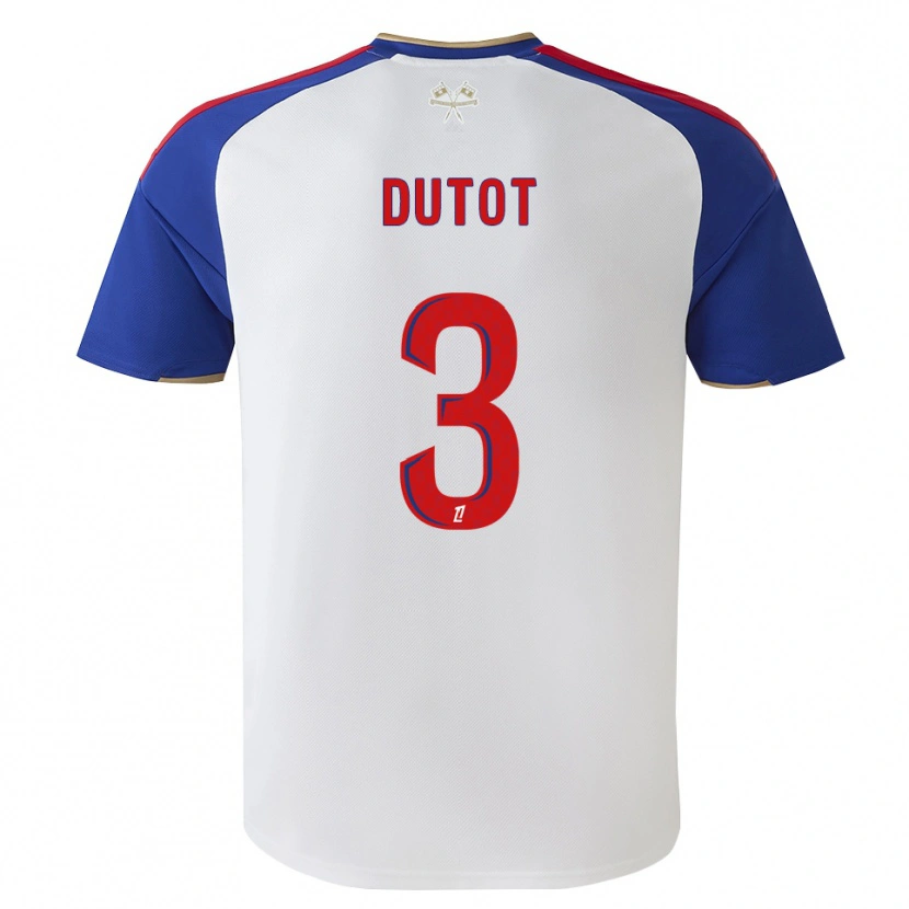 Danxen Kid Timothée Dutot #3 Royalblue Red White Home Jersey 2026/27 T-Shirt