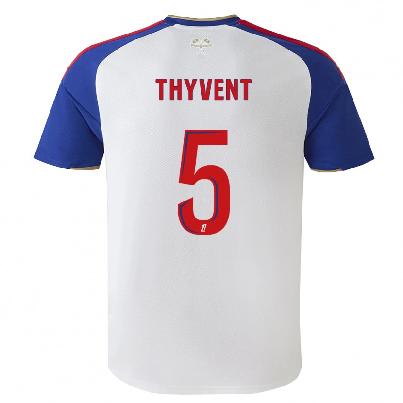 Danxen Kid Estéban Thyvent #5 Royalblue Red White Home Jersey 2026/27 T-Shirt