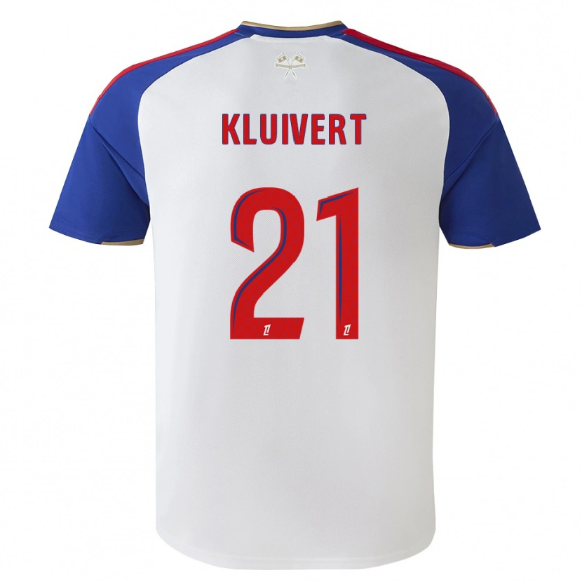 Danxen Kid Ruben Kluivert #21 Royalblue Red White Home Jersey 2026/27 T-Shirt