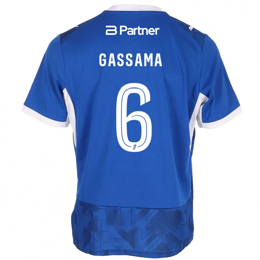 Danxen Kid Karamady Gassama #6 Mediumblue White Home Jersey 2026/27 T-Shirt