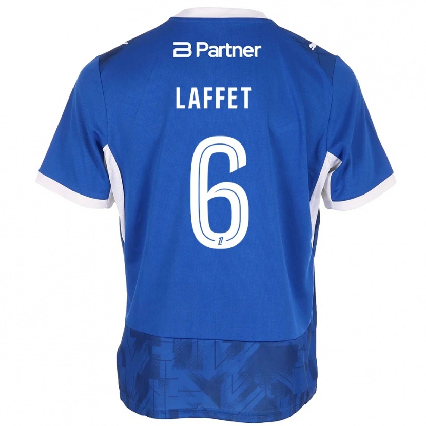 Danxen Kid Yves Laffet #6 Mediumblue White Home Jersey 2026/27 T-Shirt