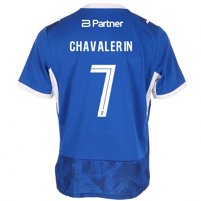 Danxen Kid Xavier Chavalerin #7 Mediumblue White Home Jersey 2026/27 T-Shirt