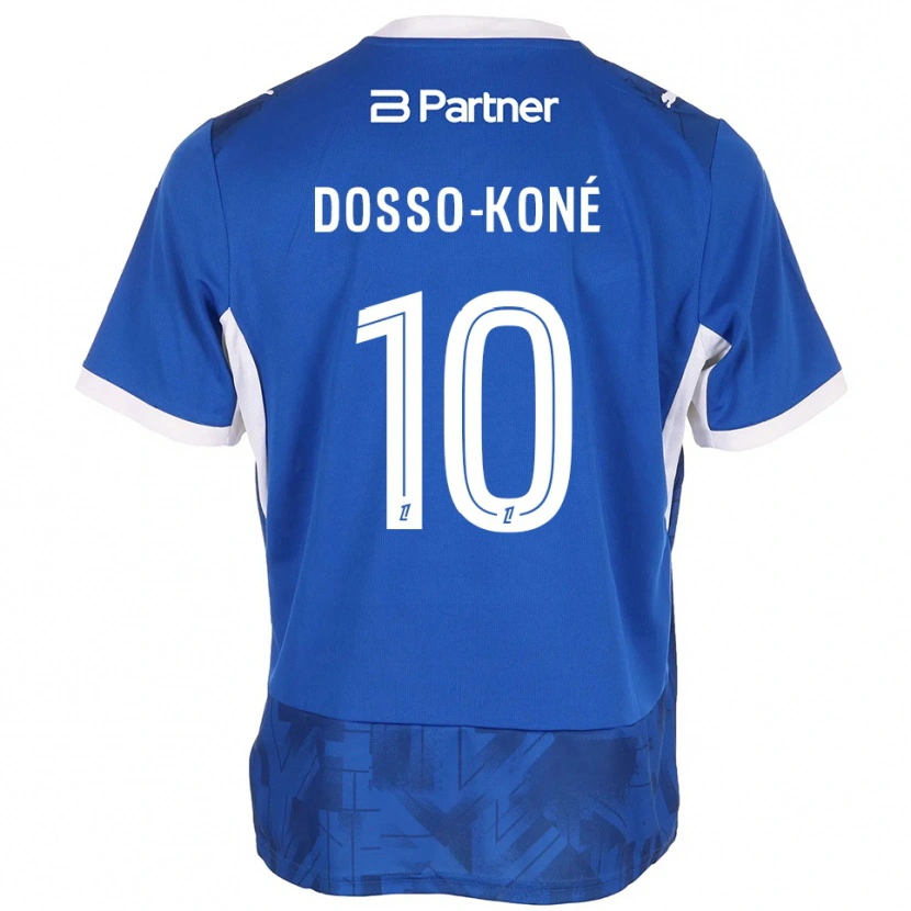 Danxen Kid Namory Dosso-Koné #10 Mediumblue White Home Jersey 2026/27 T-Shirt