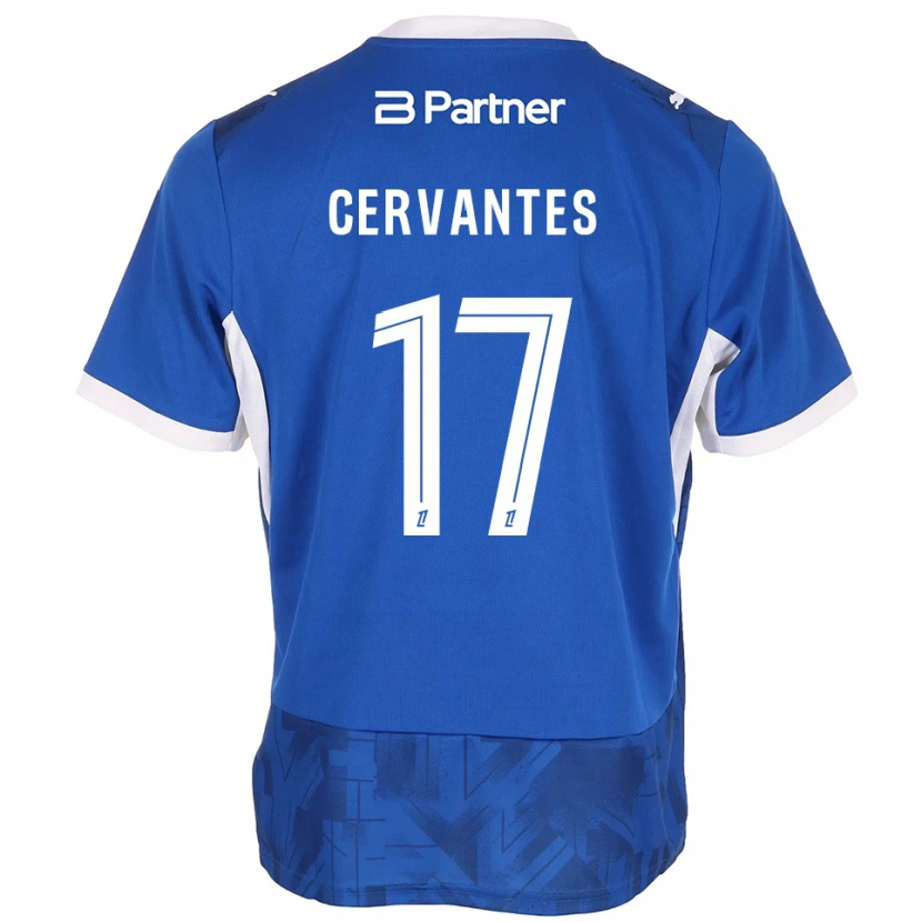 Danxen Kid Noa Cervantes #17 Mediumblue White Home Jersey 2026/27 T-Shirt