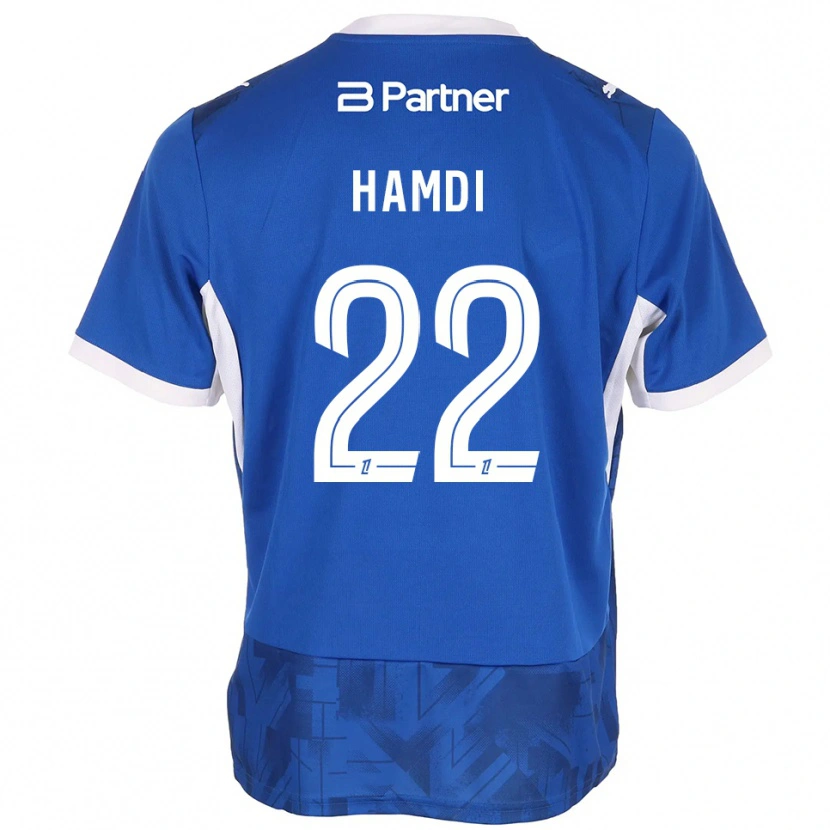 Danxen Kid Mathis Hamdi #22 Mediumblue White Home Jersey 2026/27 T-Shirt