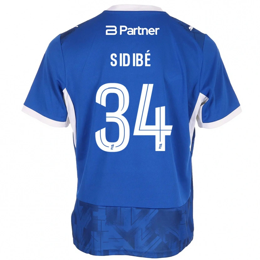 Danxen Kid Aly Sidibé #34 Mediumblue White Home Jersey 2026/27 T-Shirt