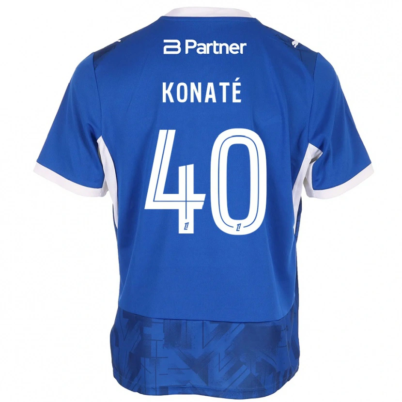 Danxen Kid Hillel Konaté #40 Mediumblue White Home Jersey 2026/27 T-Shirt