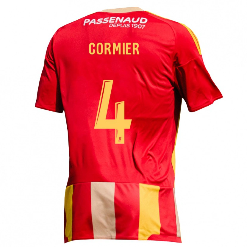 Danxen Kid Leny Cormier #4 Red Yellow Green Home Jersey 2026/27 T-Shirt