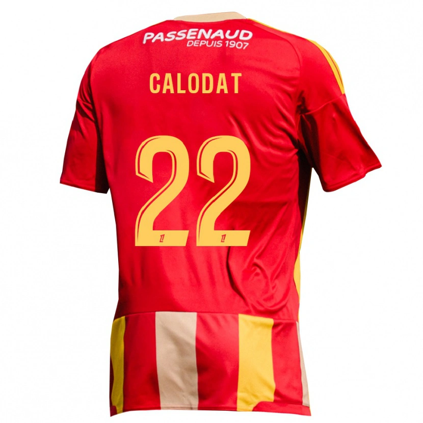 Danxen Kid Lucas Calodat #22 Red Yellow Green Home Jersey 2026/27 T-Shirt