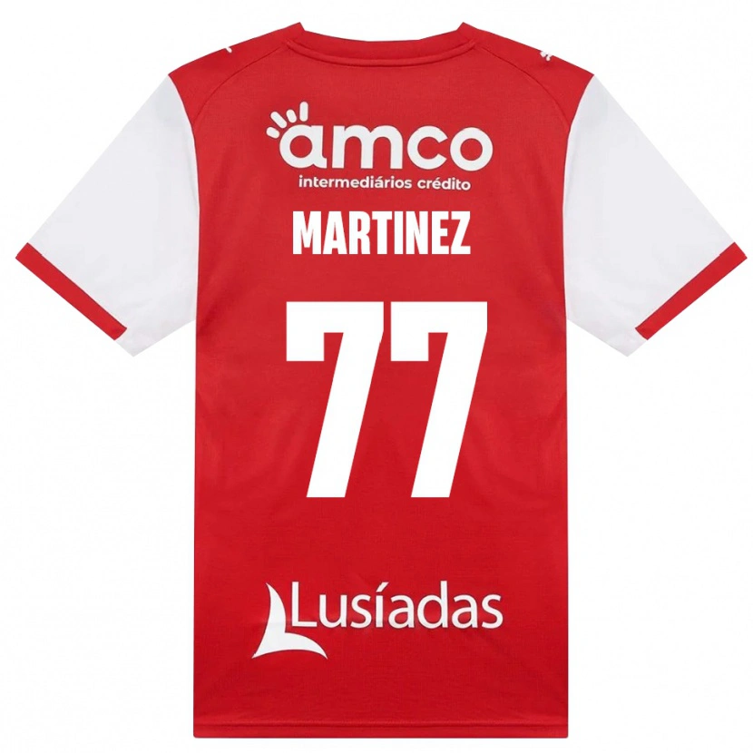 Danxen Kid Gabri Martínez #77 White Red Black Home Jersey 2026/27 T-Shirt