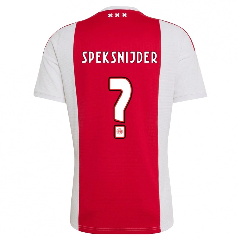 Danxen Kid Rico Speksnijder #0 Red White Yellow Home Jersey 2026/27 T-Shirt