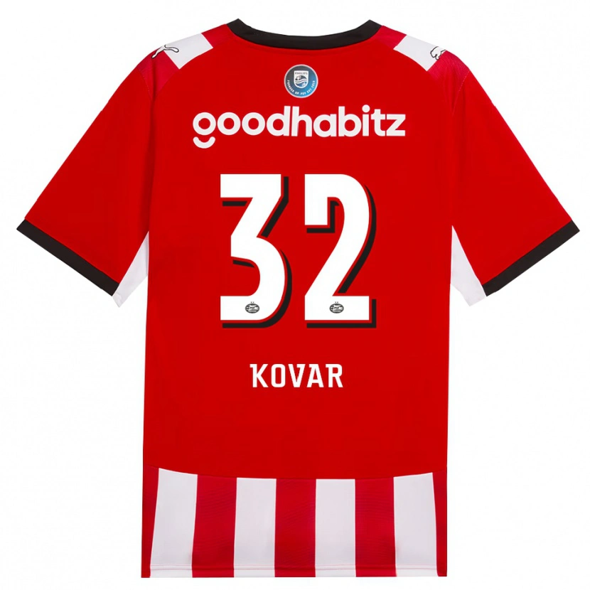 Danxen Kid Matej Kovar #32 Red White Black Home Jersey 2026/27 T-Shirt
