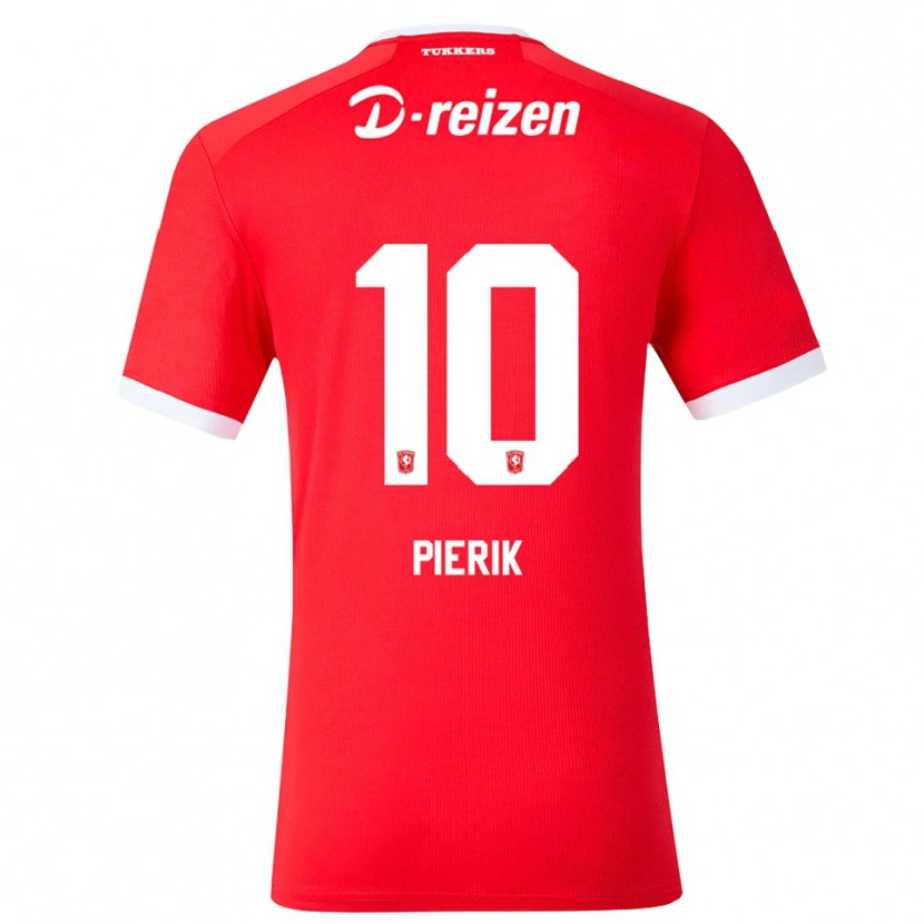 Danxen Kid Milan Pierik #10 Red White Home Jersey 2026/27 T-Shirt
