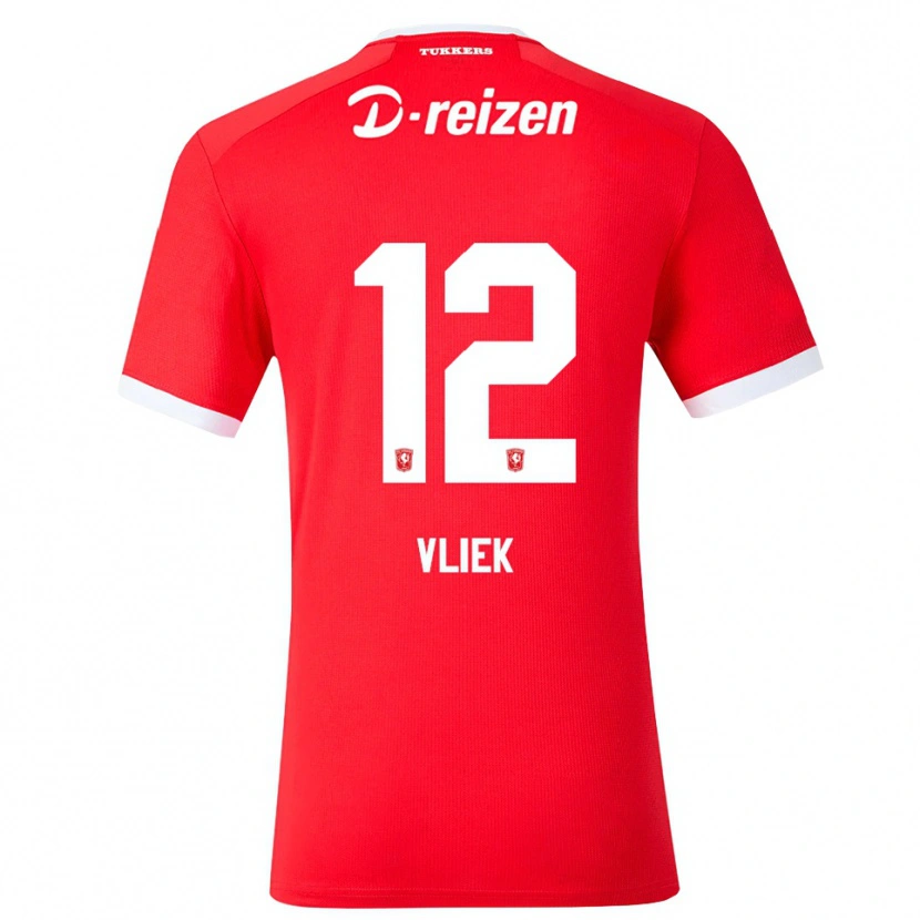 Danxen Kid Leonie Vliek #12 Red White Home Jersey 2026/27 T-Shirt