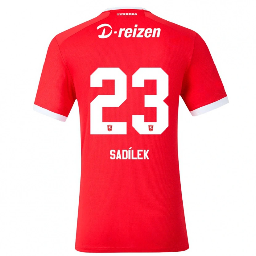 Danxen Kid Michal Sadilek #23 Red White Home Jersey 2026/27 T-Shirt