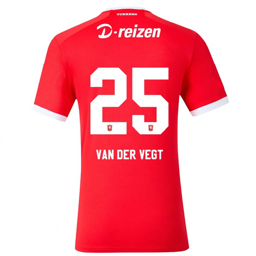 Danxen Kid Imre Van Der Vegt #25 Red White Home Jersey 2026/27 T-Shirt