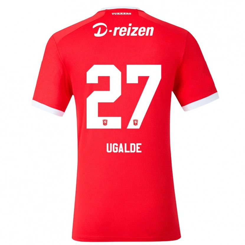 Danxen Kid Manfred Ugalde #27 Red White Home Jersey 2026/27 T-Shirt