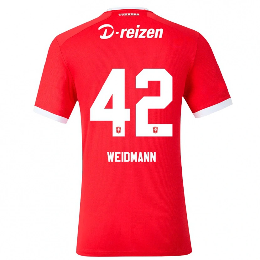 Danxen Kid Daouda Weidmann #42 Red White Home Jersey 2026/27 T-Shirt