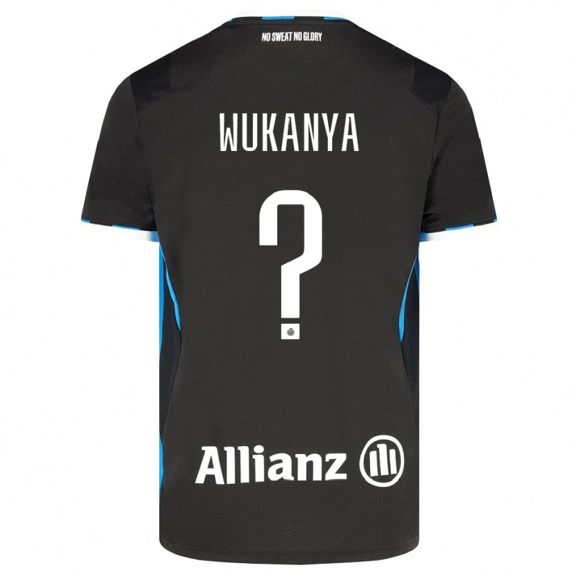 Danxen Kid Stéphane Wukanya #0 Black Red Blue Home Jersey 2026/27 T-Shirt