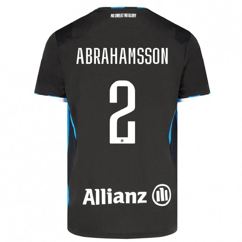 Danxen Kid Sejde Abrahamsson #2 Black Red Blue Home Jersey 2026/27 T-Shirt