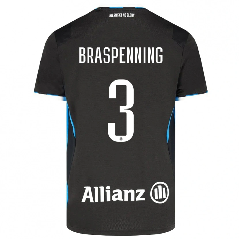 Danxen Kid Daan Braspenning #3 Black Red Blue Home Jersey 2026/27 T-Shirt